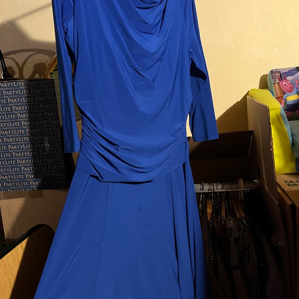 Blue dress